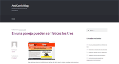 Desktop Screenshot of anticanis.es